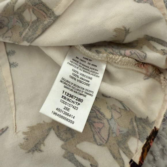 Wrangler Retro shirt Cream Western Print Horses de Button-Up Women’s size xs - Picture 12 of 13